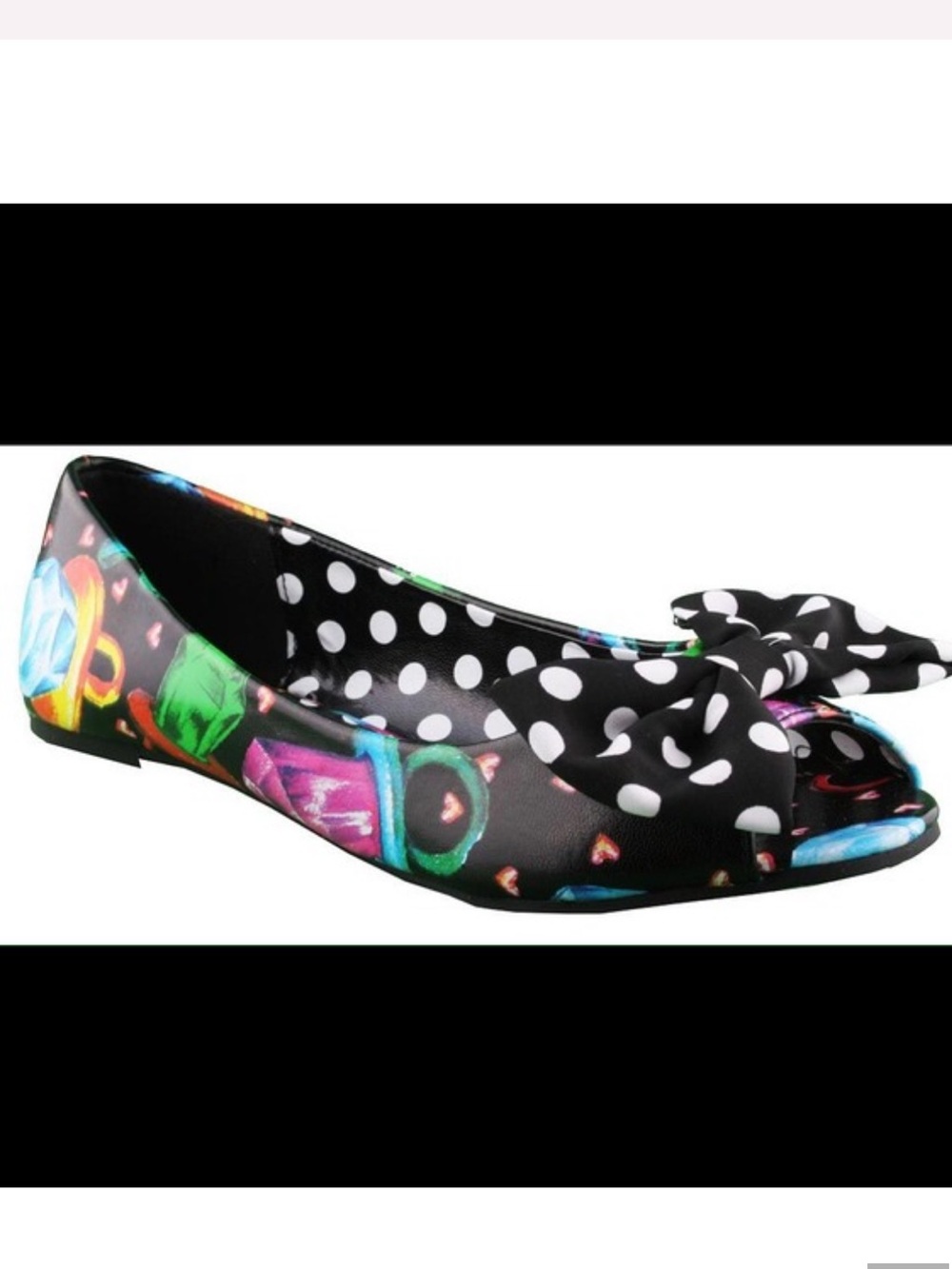 Iron Fist Rare Ring Pop Peep Toe Flats Size 9
